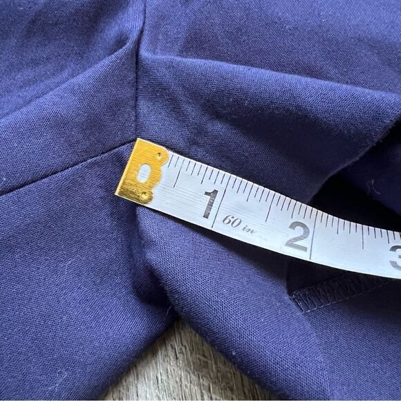 Reserved Made in Europe Navy Blue High Rise Shorts US Size 6 - Picture 4 of 9